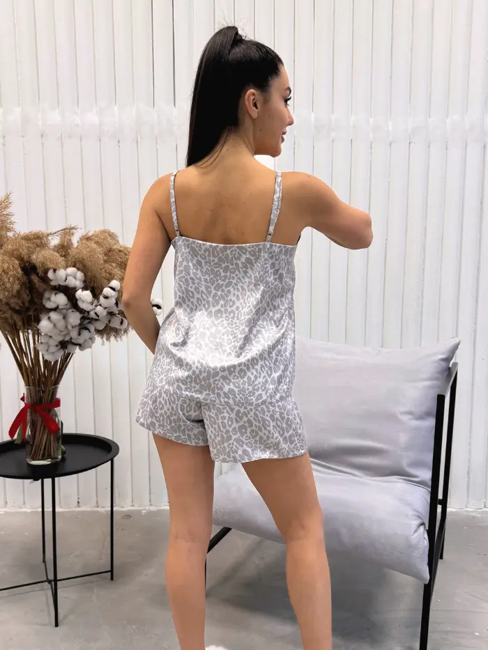 Купити - Шовковий комплект майка і шорти