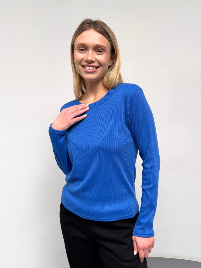 Купити - Лонгслів в рубчик