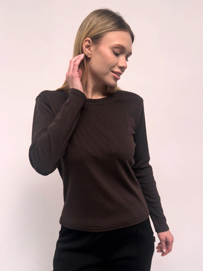 Купити - Лонгслів в рубчик