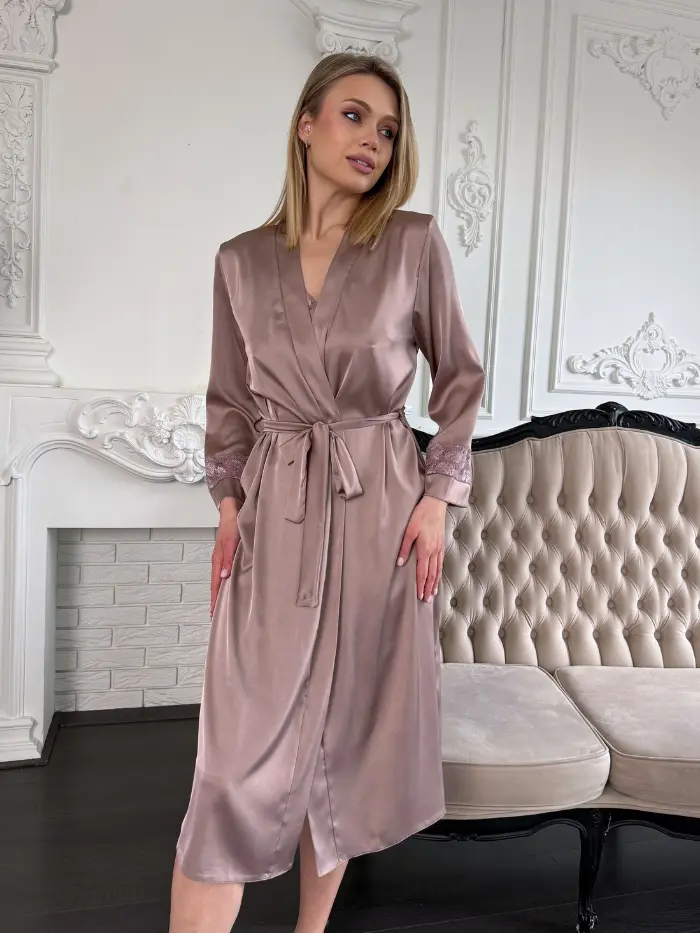 Купити - Шовковий халат