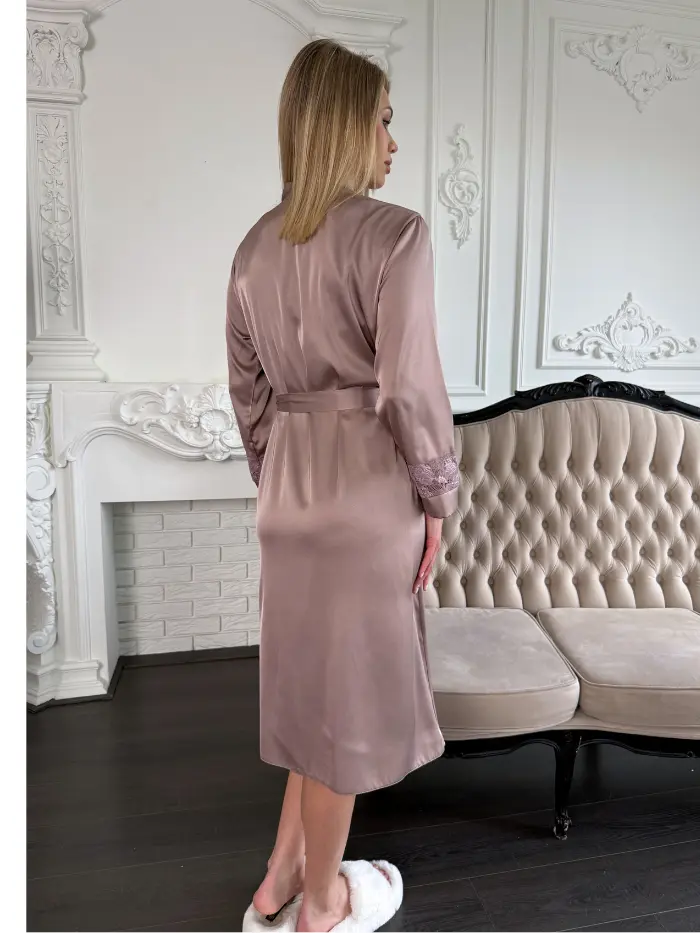 Купити - Шовковий халат