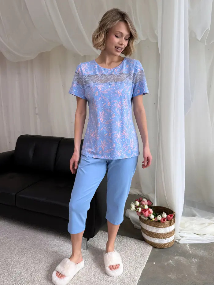 Купити - Піжама жіноча з бриджами